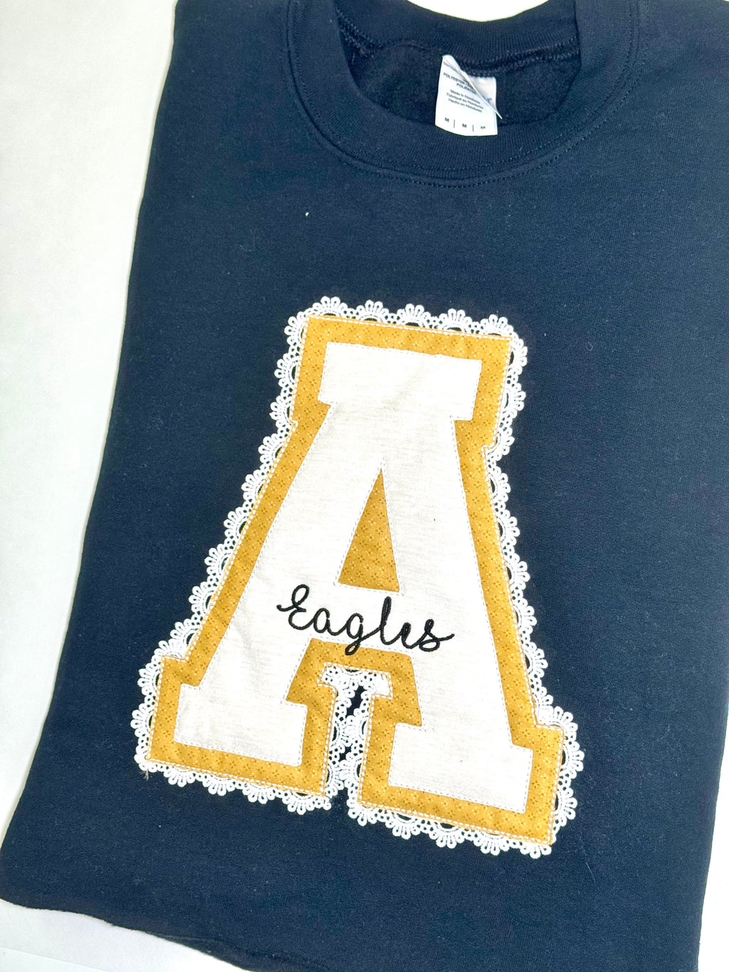 Varsity A Eagles Lace Sweatshirt
