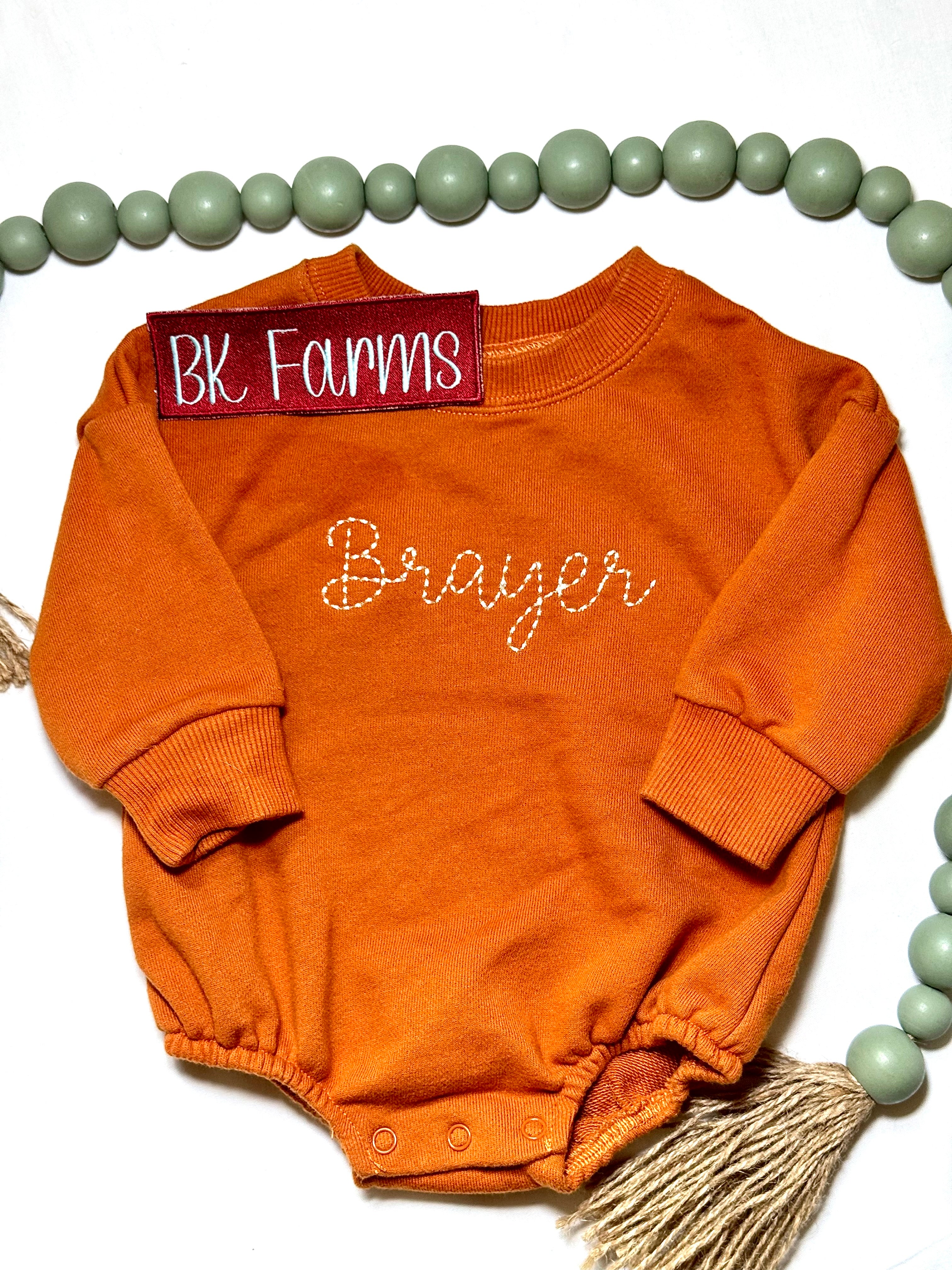 Simple Name Toddler Sweatshirt Bubble