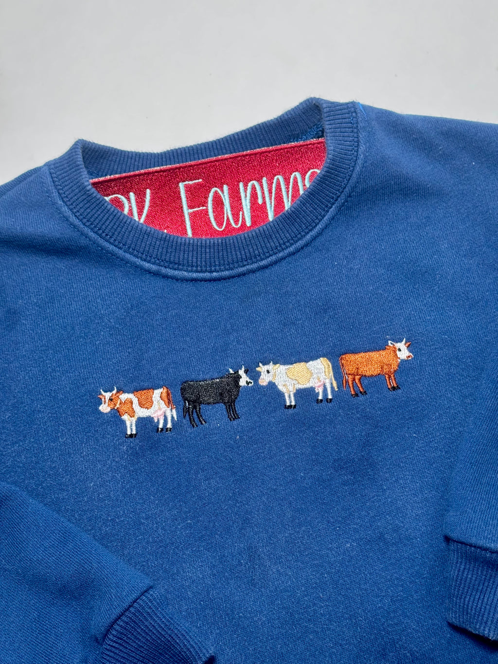 4 Cows farming toddler sweatshirt