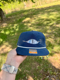 Vintage Bush Light Fishing lure hat