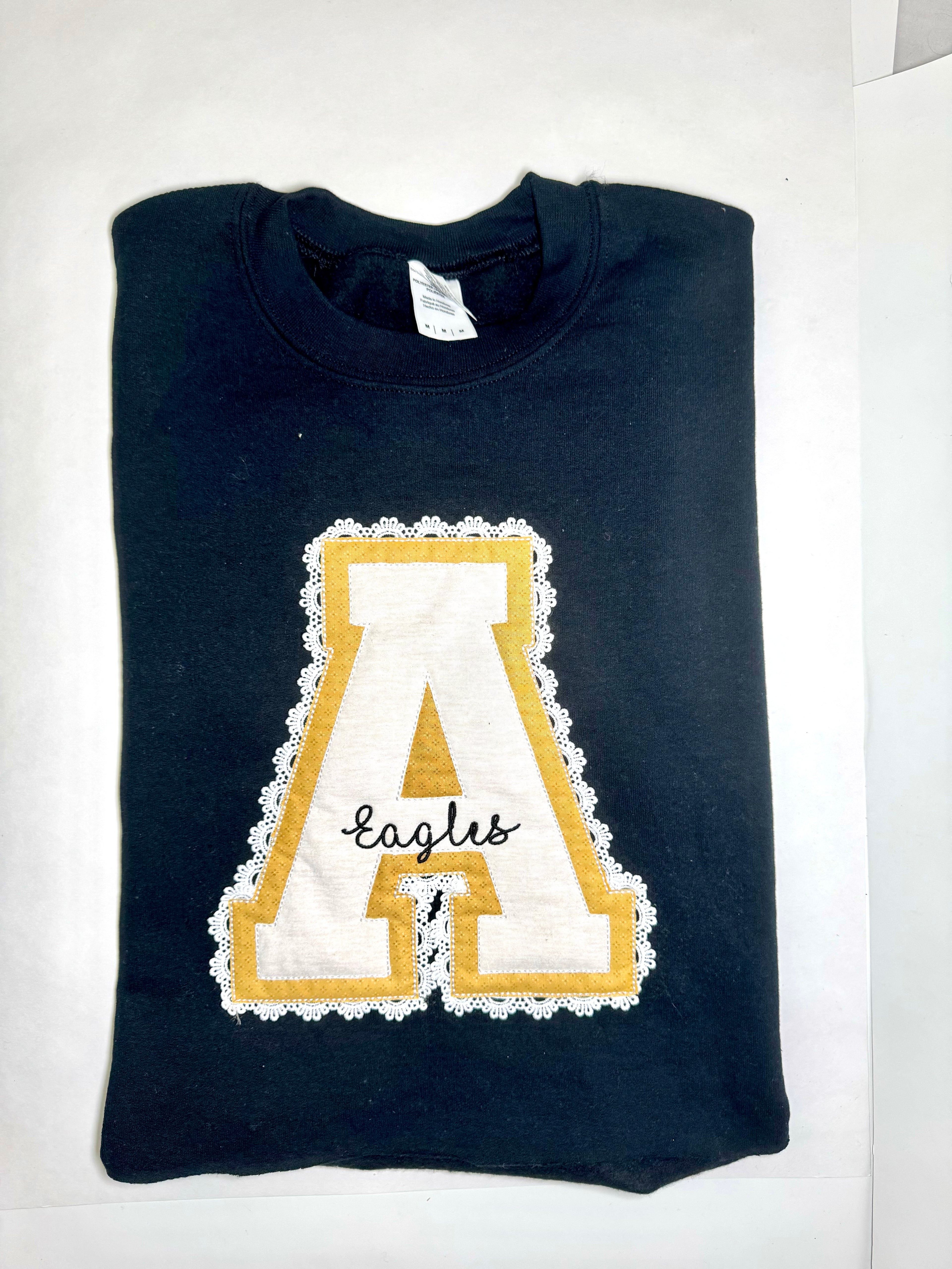 Varsity A Eagles Lace Sweatshirt