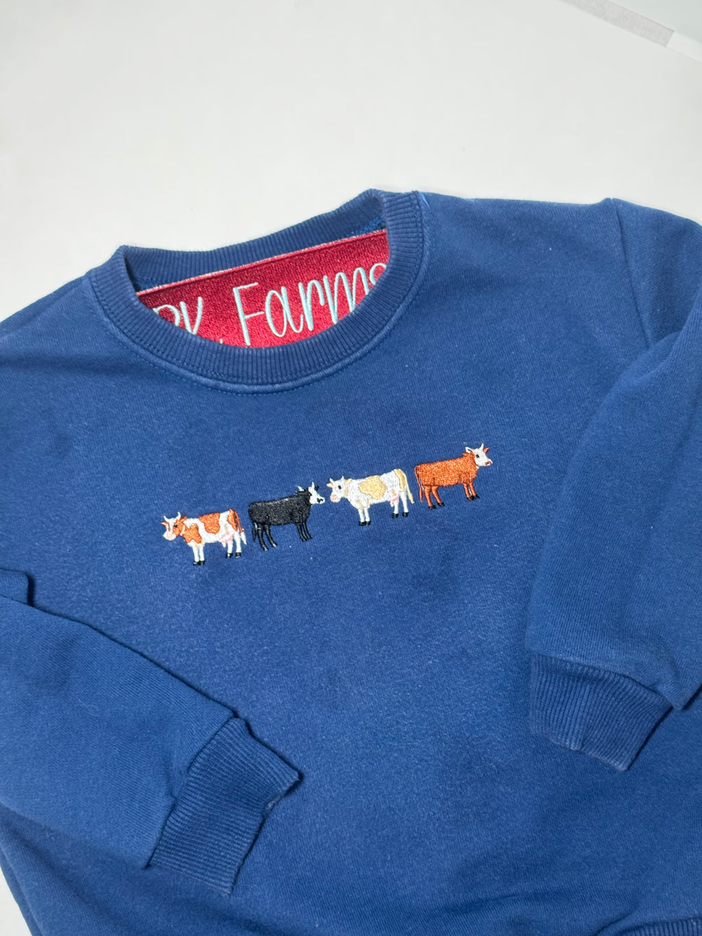 4 Cows farming toddler sweatshirt