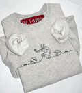 Baseball Catcher Line Art Sweatshirt