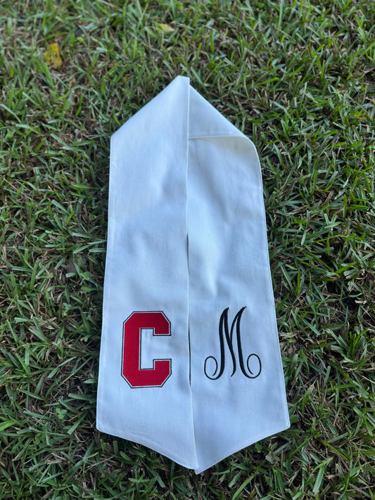 Wreath sash (both sides)